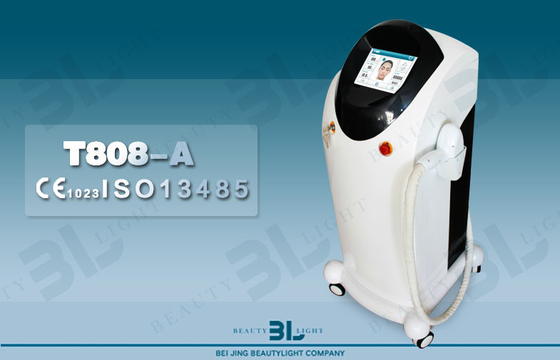 قابل للنقل 808nm صمام ثنائيّ ليزر شعر إزالة آلة دائم شعر إزالة